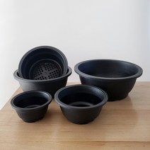 원형 분재 화분 플라스틱화분, 원형분재 5호