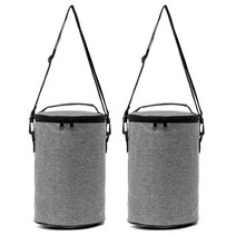 보냉 보온 아이스백 2개세트 숄더스트랩 도시락가방 가방 아이스박스 등산 등산용 캠핑, 대형2개세트