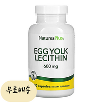 네이처스플러스 난유 난황레시틴 Egg Yolk Lecithin 600mg 180캡슐, 1개, 180정, 180개