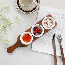 [마물샵] 간식 스낵바 소스볼 종지 트레이 세트 (4P구성), 기본