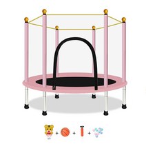 YN 멜킨스포츠 유아 트램폴린 가정용 실래 그물 보호대 트램펄린 방방이 다이어트, 1.2m 만 보호권 핑크