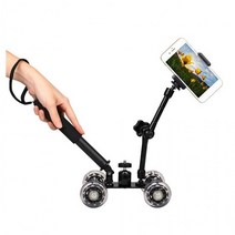 DSLR 카메라 슬라이더 돌리 dolly 매직암 촬영 장비 미니카 듀얼 스탠드 알루미늄, 단품