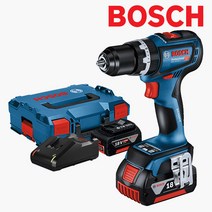 보쉬 GSB18V-90C 충전 임팩 드릴 드라이버 18V 5.0Ah 풀세트 (GSB18V-60C 후속 모델)