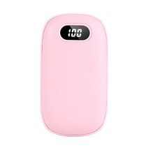 손난로하나의 Usb 손 따뜻하게 보물 미니 따뜻한 아기 전기 히터 뜨거운 물 병 6000mah 충전식 선물 여자에, N13 핑크 6000ma, 협력사