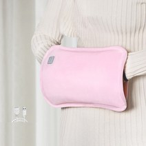 생수정수기 미니냉온정수기 생수통 냉온수 휴대용 정수기 휴대용 USB 충전식 핸드 워머 온도 조절 핫 백, 03 분홍색