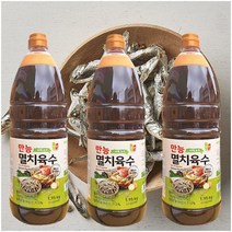 만능 멸치육수 1.95kg x6개입 첫맛 박스판매 청우식품 멸치진국육수 다용도국물육수 업소용 가정용, 6개