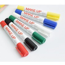 BKPlayColor Make up 페이스페인팅 펜타입 일반 낱색, 화이트