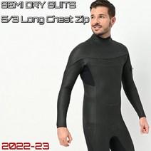 『세미 드라이 슈트』 서핑 세미 드라이 롱 체스트 Zip 2023년 모델 모델 AND NEW YOU 5mm x 3mm