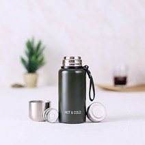 304 스텐 진공 분유 보온병 보냉병 500ML 다크그린 아기보온병 보온텀블러