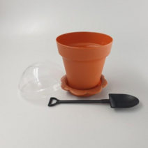 화분케이크 화분컵케이크 용기 (컵+받침대+돔뚜껑+삽스푼 올세트) 100개 세트