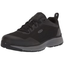 KEEN Utility Sparta II 여성용 알루미늄 토 정전기 방지 운동용 작업화 스틸 그레이블랙.227854
