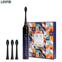 LOVFIR 전동칫솔 구강관리 칫솔 구강청정기, 시크블랙