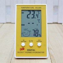 사무실 집 실내 탁상용 전자 온습도계 사우나 샤워실, 1개