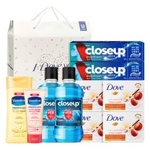 유니레버 선물세트 명절 설 설날 추석 선물세트 3호 도브 바세린 치약