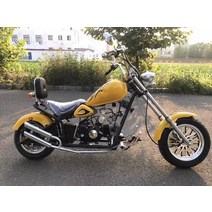 PARA 미니바이크 소형 빈티지 110cc 할리, 블루 125cc