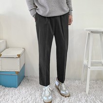 제타21 남성용 솔리드 심플 9부 밴딩팬츠 [1050]