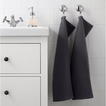 ikea 이케아 수건 코튼 호텔수건 코마사 SALVIKEN 살비켄 5 개 (70x40), 화이트 70x40 (5 개) 1 세트