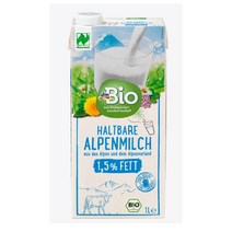 dmBio Alpine Milk 1.5% Fat 디엠바이오 1.5% 지방 알파인 밀크 알프스 우유 1L 4개