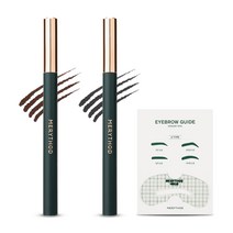 메리쏘드 릴타투 브로우펜 2개, 내추럴브라운 1개+그레이블랙 1개+가이드 1개