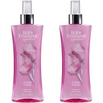 바디 판타지 미스트 코튼 캔디 236ml 2팩 Body Fantasies Spray for Women Cotton Candy Fantasy Fragrance 8 Ounce, 1set