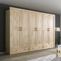 마리노 소나무 원목 10자 장롱세트