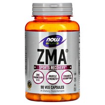 나우푸드 ZMA Sports 90베지캡 비타민B6 피리독신 HCI 아연 마그네슘