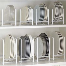 엔템 싱크대하부장정리 싱크인 주방 정리 그릇정리 선반, 접시정리대_대형_블랙