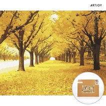 아트조이 DIY 명화그리기 (물감2배) 황금나무길 40X50cm
