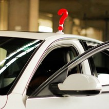 차량용 새싹 물음표 악마뿔 3D입체 포인트 스티커, 07. 악마뿔 (레드), A TYPE