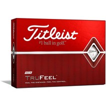 타이틀리스트 골프공 TITLEIST TRUFEEL 12개입 일본 정품 화이트, 단일 항목개