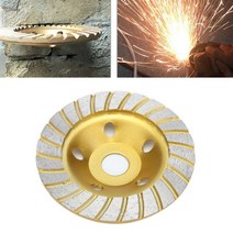 5인치 GOLD 다이아몬드 그라인딩 휠 디스크날, 1개