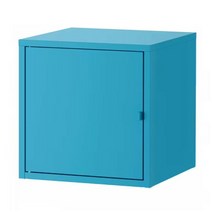 이케아 릭스훌트 수납장 메탈 블루 35x35x35cm 에폭시코팅스틸