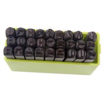 영문펀치 세트 26PCS A부터 Z까지 2mm 3mm 4mm 5mm 6mm 8mm 10mm 열처리 각인 펀칭 펀칭기 SK재질 영문 펀치셋트 영어 영문 스펠링 영문펀치 마킹 색인, 영문펀치세트 5mm