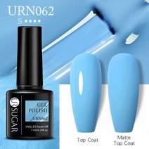 네일 폴리셔UR Sugar-네일용 젤 폴리쉬 매니큐어 7.5ML 크리스마스 반영구 베르니스 탑 코트 UV LED 컬러, 한개옵션1, 39 URN062