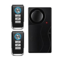 자동차경보기 자동차도난방지Elecpow 전기 자전거 알람 진동 원격 제어와 도난 방지 무선 110dB 홈 도어, 02 2 Remote Control