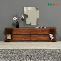 케미에르 프리젠 고무나무 원목거실장 KTP-401