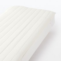 무인양품 MUJI 면 서커 침대 패드, 오프화이트