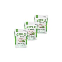 CJ 백설 스위트리 브라운 자일로스 설탕 5Kg 192481, 설탕대신 스테비아 180g x 3개