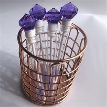 속눈썹고데기 속눈썹 히팅 뷰러 고데기 드라이기 5pcs 아크릴 다이아몬드 큰 다이아몬드 래쉬 브러쉬 일회, 한개옵션1, 06 5pcs Purple