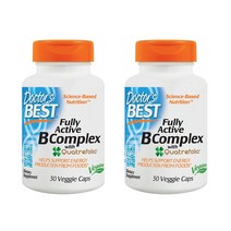 Doctors Best 쿼트리폴릭을 함유한 풀리 엑티브B 컴플렉스 30x2개 배지캡슐, 단품, 단품