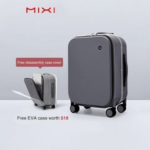 여행용캐리어 Mixi 특허 디자인 알루미늄 프레임 가방 롤링 수하물에 운반 아름다운 탑승 오두막 18 20 24