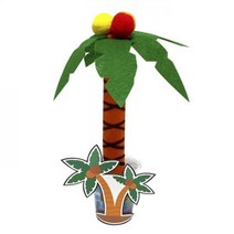 (미술수업재료)야자수 펠트지 가습기만들기 4개묶음, 혼합색상