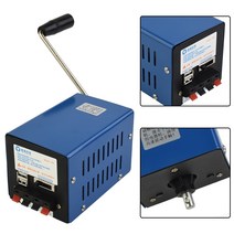 발전기대여 중고발전기 아파트태양광설치 자연 재해 구조 작업 발생기 핸드 크랭크 20W 전기 비상 고전력, 한개옵션0