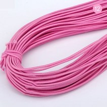 Meetee 45meters 2mm 라운드 탄성 로프 두꺼운 고무 밴드 DIY 만들기 야외 프로젝트 텐트 카약 보트 봉제 의류 액세서리, 12