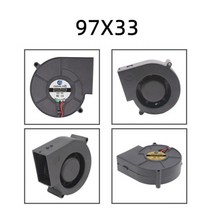 터보송풍기 브로와 배기팬 무선송풍기 터보블로어 30MM 40MM 50MM 60MM 75MM 97MM 냉각 팬 브러시리스 모터 케이스 송풍기 가습기 인덕션 쿠커 2 핀, 38.9733 - 없음 RGB - 12V