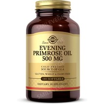 솔가 감마리놀렌산 evening primrose 달맞이 오일 꽃 종자유 GLA 500mg 180정, 180개(1팩), 솔가 달맞이꽃종자유 오일 GLA 500mg