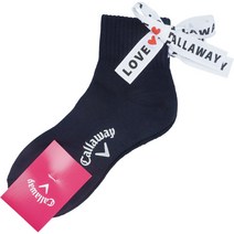 캘러웨이 여성 발목 양말 리본 삭스 단목, NV