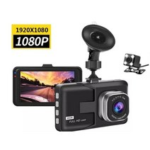 노트북 보조 모니터 서브 휴대용 포터블 소형 자동차 dvr wifi 풀 hd 1080p 대시 캠 후면보기 카메라 비디오 레코더 블랙 박스 나이트 비전 자동 dashcam 자동차, dvr 및 후면 카메라, 64g TF 카드