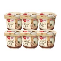 CJ 햇반 컵반 참치마요덮밥 204G 6개 즉석 맛있는 식품, 햇반컵반참치마요덮밥204G X 6