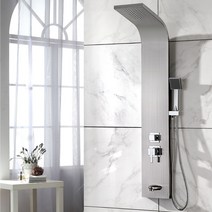 욕실 샤워기 수전 디스플레이 온도조절 스테인레스, AB10 304 미러